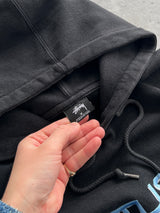 Stussy International Embroidered Spell Out Pullover Hoodie (L)