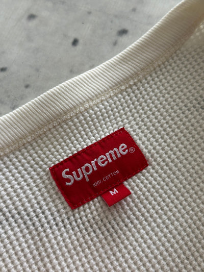 AW/15 Supreme Waffle Thermal Long Sleeve T Shirt (M)
