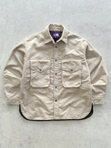 The North Face Purple Nanamica Heavyweight Corduroy Overshirt (L)