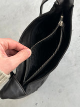 00's Prada Nylon Leather strap Bag (One Size)