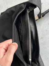 00's Prada Nylon Leather strap Bag (One Size)
