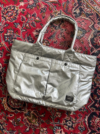 Porter Yoshida & Co. Silver jet Padded Tote Bag (One Size)