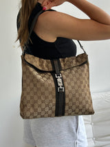 Vintage Gucci GG Jackie Shoulder Bag (One Size)