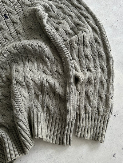 Ralph Lauren Cable Knit Crewneck Jumper (XL)