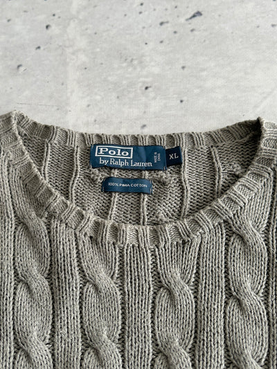 Ralph Lauren Cable Knit Crewneck Jumper (XL)