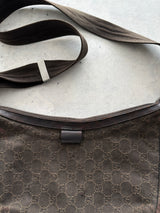 Vintage Gucci GG Canvas Crossbody / Shoulder Bag (One Size)