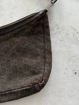 Vintage Gucci GG Canvas Crossbody / Shoulder Bag (One Size)