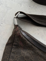 Vintage Gucci GG Canvas Crossbody / Shoulder Bag (One Size)