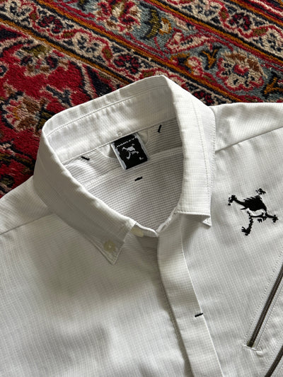 00's Oakley Multi Zip Button Up Shirt (M)
