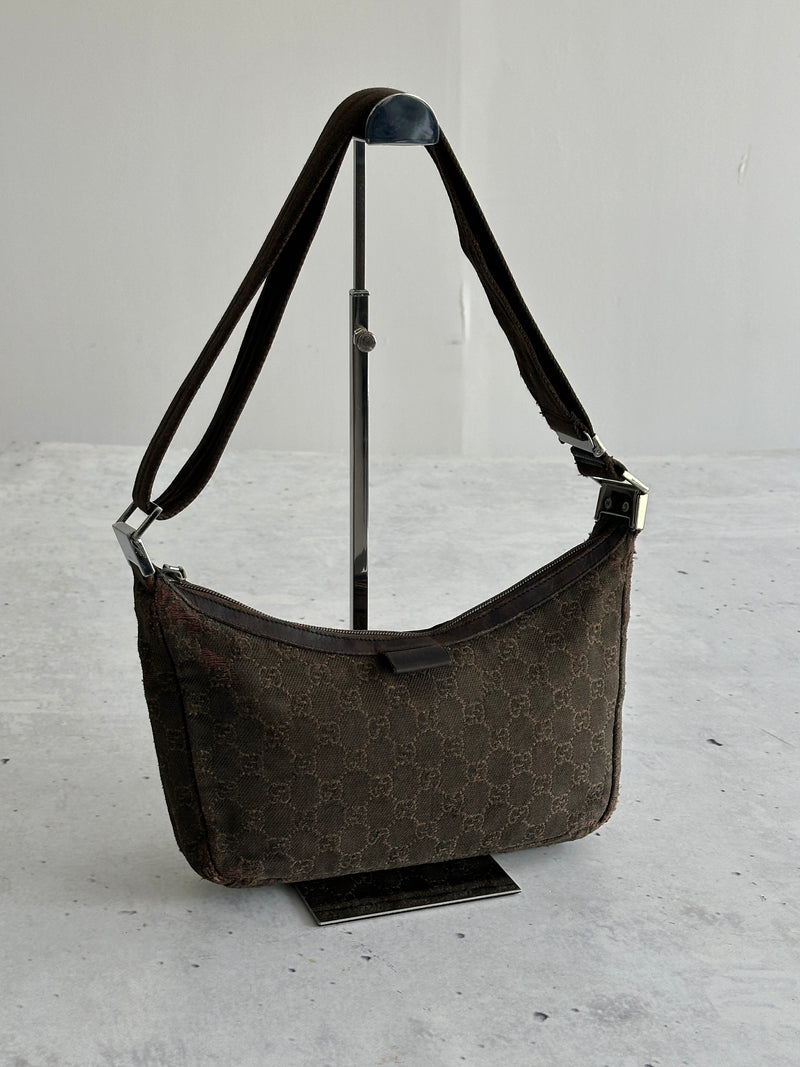 Vintage Gucci GG Canvas Crossbody / Shoulder Bag (One Size)