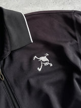 00's Oakley 1/4 Zip Embroidered Eclipse Polo Shirt (M)