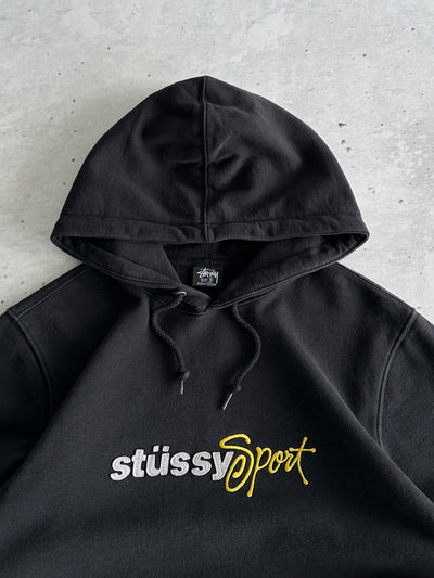 Stussy Sport Appliqué Heavyweight Pullover Hoodie (S)