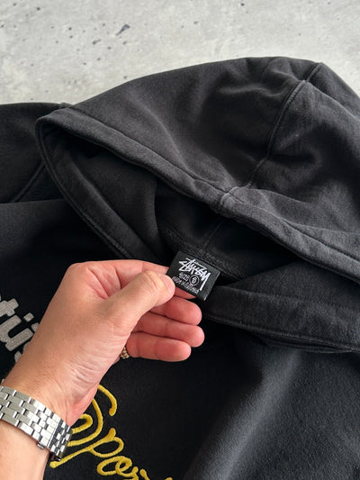 Stussy Sport Appliqué Heavyweight Pullover Hoodie (S)