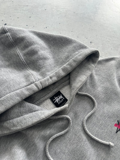Stussy Script Paint Pullover Hoodie (M)