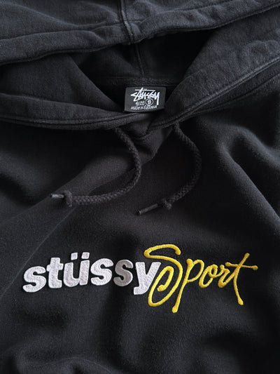 Stussy Sport Appliqué Heavyweight Pullover Hoodie (S)
