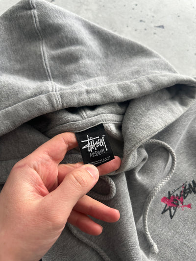 Stussy Script Paint Pullover Hoodie (M)