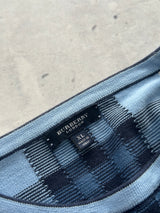00's Burberry Nova Check Crewneck Knit Jumper (L)