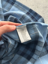 00's Burberry Nova Check Crewneck Knit Jumper (L)
