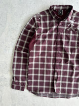 00's Oakley Embroidered Eclipse Plaid long Sleeve Shirt (M)