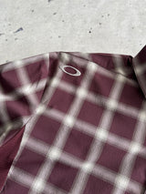 00's Oakley Embroidered Eclipse Plaid long Sleeve Shirt (M)