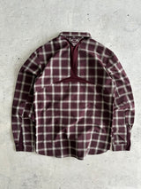 00's Oakley Embroidered Eclipse Plaid long Sleeve Shirt (M)