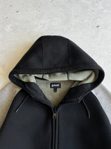 Schott NYC Heavyweight Zip Up scuba Hoodie (L)