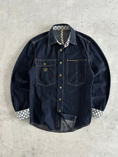 2010 Vivienne Westwood x Lee Button Up Denim Shirt (S)
