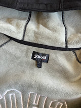Schott NYC Heavyweight Zip Up scuba Hoodie (L)