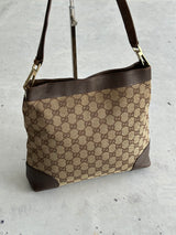 Vintage Gucci GG Canvas Shoulder Bag (One Size)