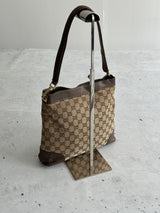 Vintage Gucci GG Canvas Shoulder Bag (One Size)