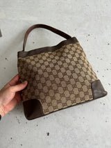 Vintage Gucci GG Canvas Shoulder Bag (One Size)