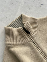 Burberry Merino Wool Knit 1/4 Zip Jumper (L)