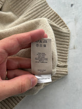 Burberry Merino Wool Knit 1/4 Zip Jumper (L)