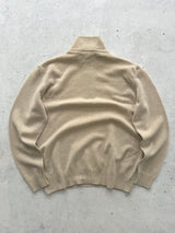 Burberry Merino Wool Knit 1/4 Zip Jumper (L)