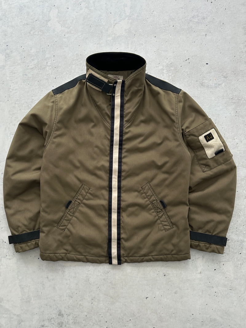 1991 Armani Jeans Funnel Neck Insulated Technical Jacket (L)