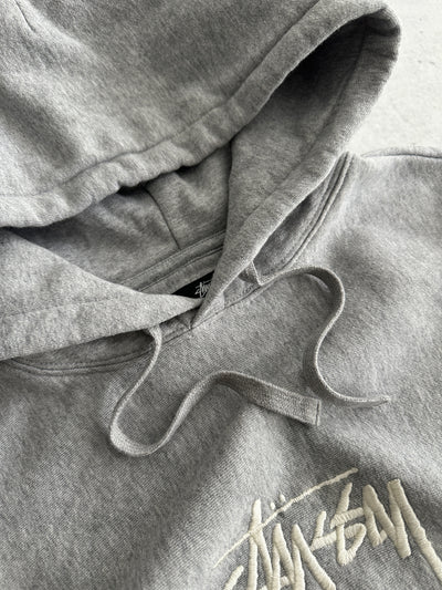 Stussy Embroidered Script Pullover Hoodie (S)