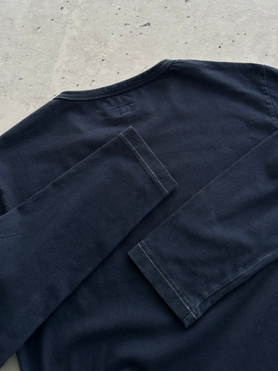 00's Armani Jeans Embroidered AJ Long Sleeve T Shirt (S)