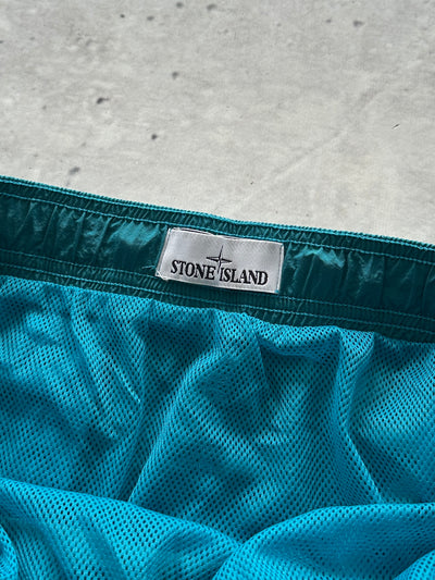 Stone Island Patch Logo Swim Shorts (M)