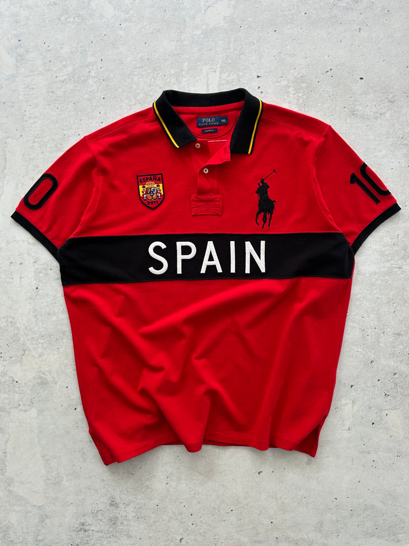 Ralph Lauren Big Logo Spain Polo Shirt (XXL)