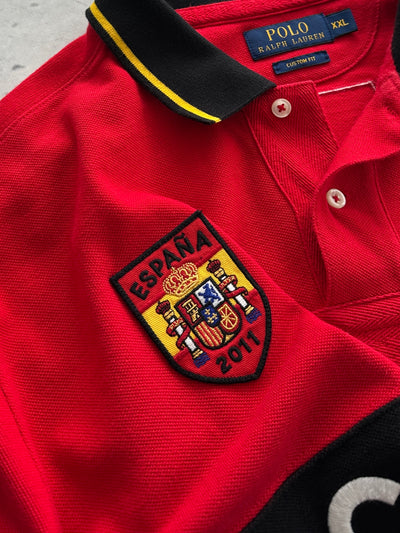 Ralph Lauren Big Logo Spain Polo Shirt (XXL)