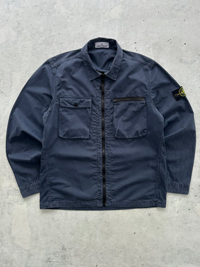 SS/17 Stone Island Zip Up Overshirt (L)