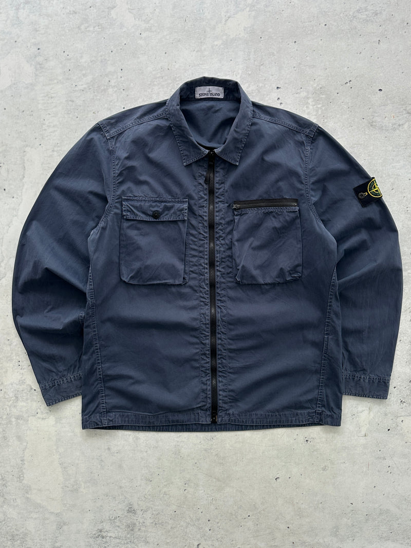 SS/17 Stone Island Zip Up Overshirt (L)