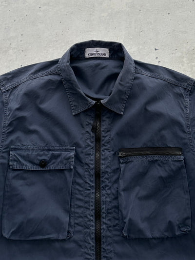 SS/17 Stone Island Zip Up Overshirt (L)
