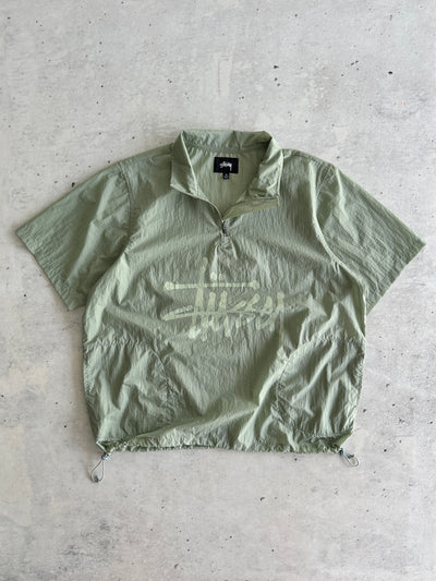 Stussy Script Lightweight Nylon Pullover (Women's M)