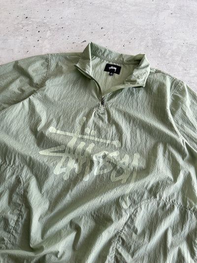 Stussy Script Lightweight Nylon Pullover (Women's M)