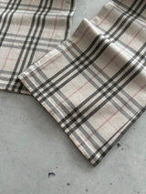 Burberry Blue Label Nova Check Low Rise Flare Pants (Women's UK 4)