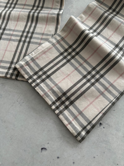 Burberry Blue Label Nova Check Low Rise Flare Pants (Women's UK 4)