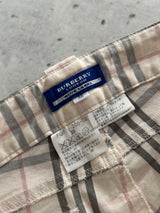 Burberry Blue Label Nova Check Low Rise Flare Pants (Women's UK 4)