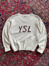 Vintage YSL V Neck Knit Jumper (S)
