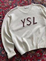 Vintage YSL V Neck Knit Jumper (S)
